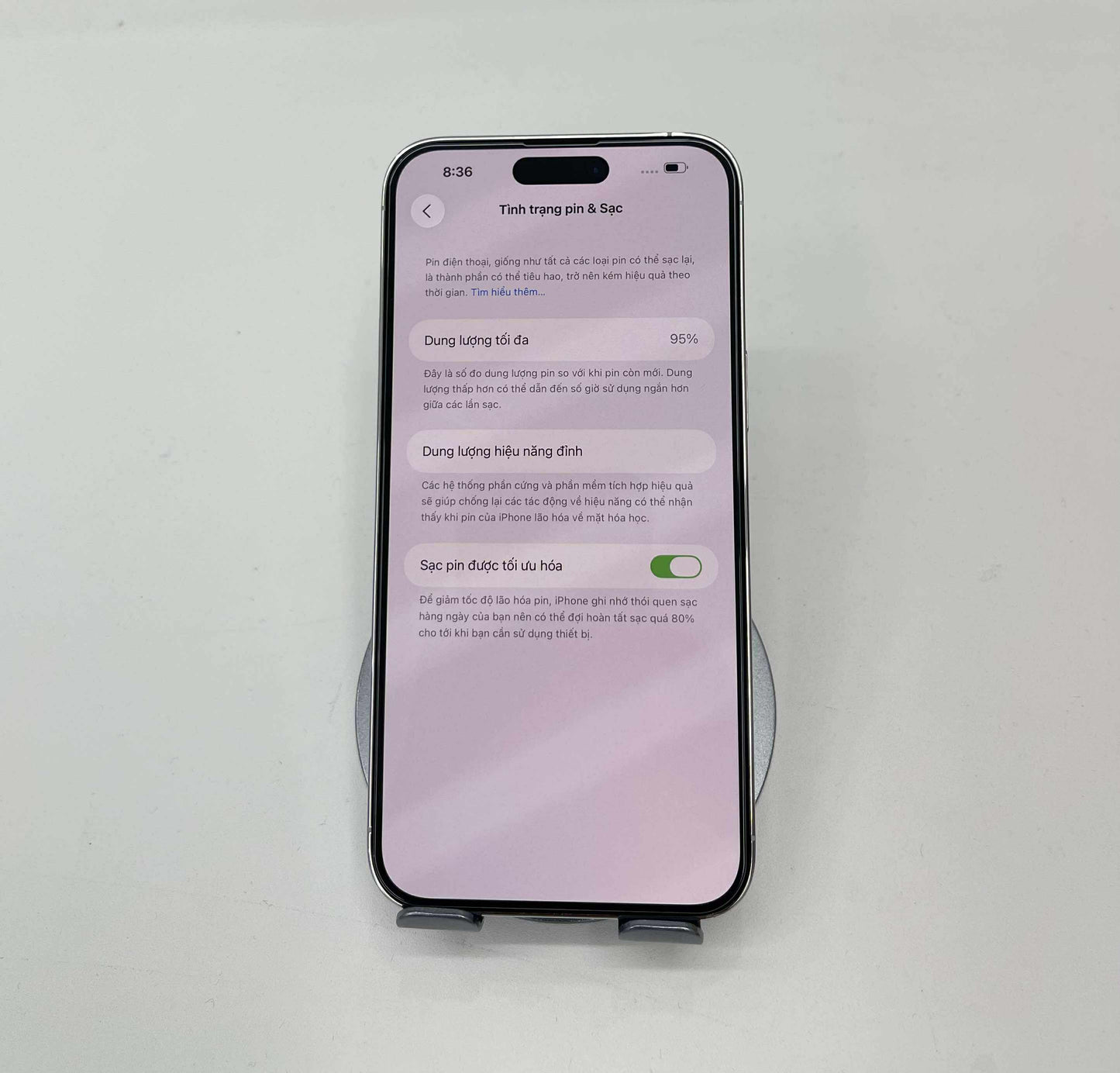 IPhone 14 Promax 256gb màu Trắng - Pin 96% - 14114