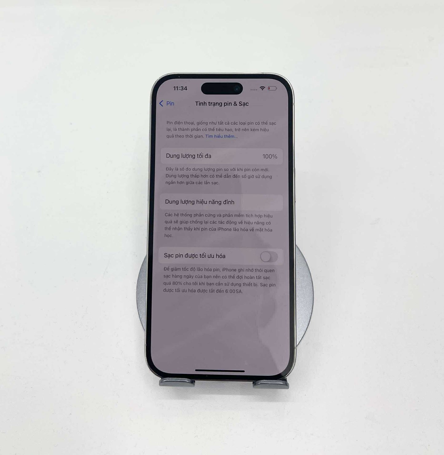 IPhone 14 Pro 256gb Màu trắng - Pin thay mới 100% - 79180 A-