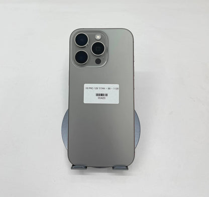 IPhone 16 Pro 128gb Màu Titan - Pin 99% - 00420
