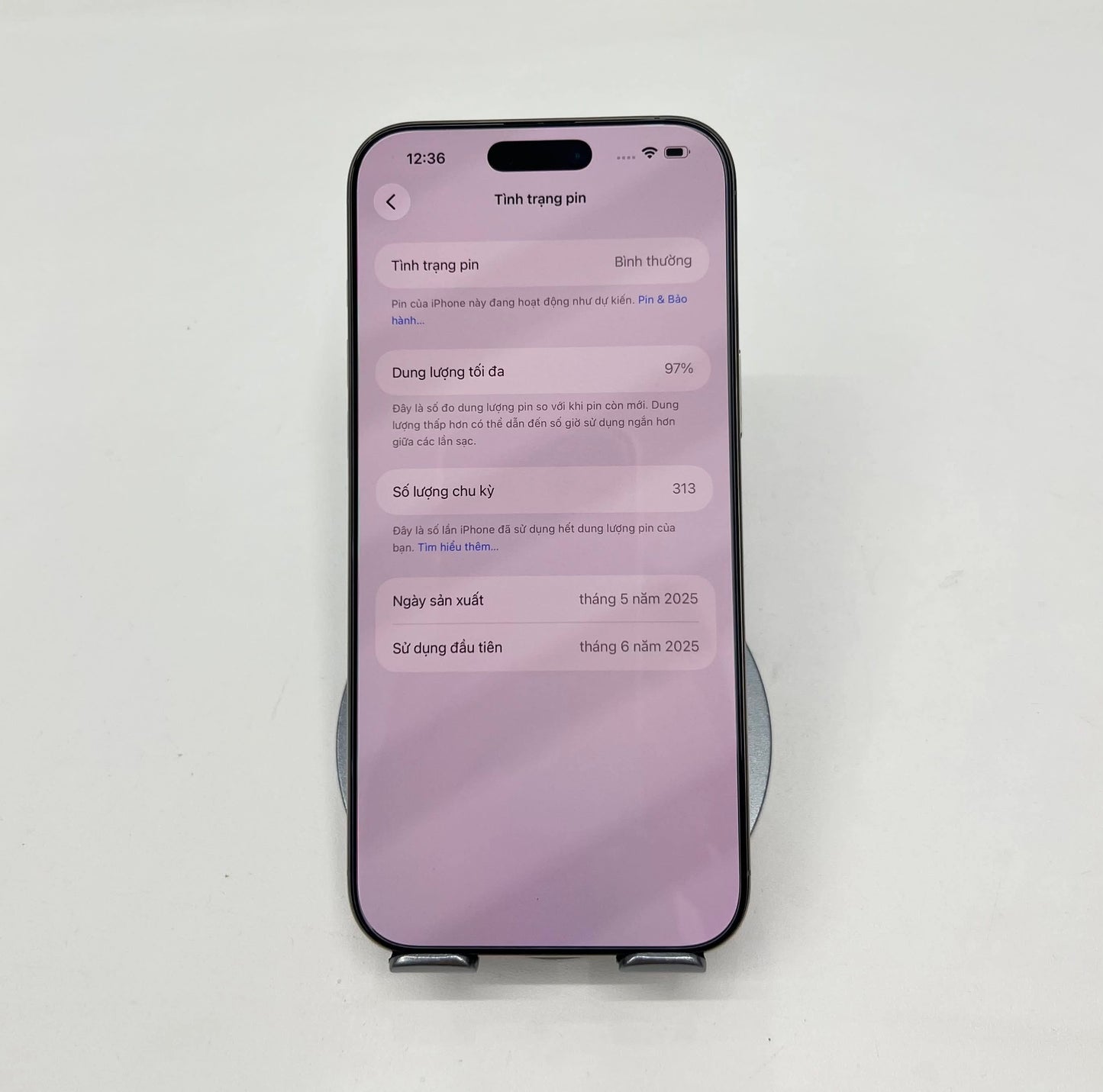 IPhone 16 Promax 256gb màu Titan - Pin 97% - 17380