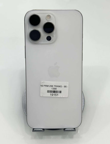 IPhone 16 ProMax 256GB Màu trắng - Pin 95% - 19151 - TEKU