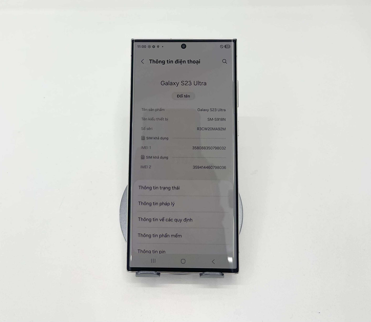 SamSung S23 Ultra 256gb Màu Trắng - 98036 A- TEKU