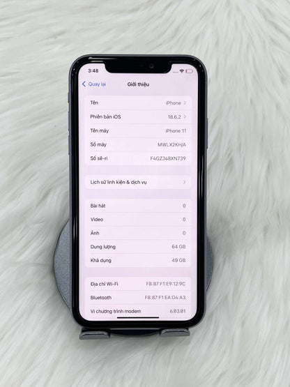 Iphone 11 64gb Màu Tím - 98 - 09627 - A-* BH 3T Teku
