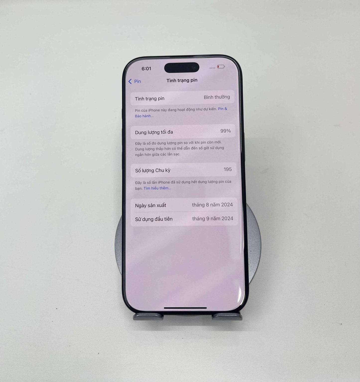 IPhone 16 Pro 128gb Màu Đen - Pin 99% - 49078