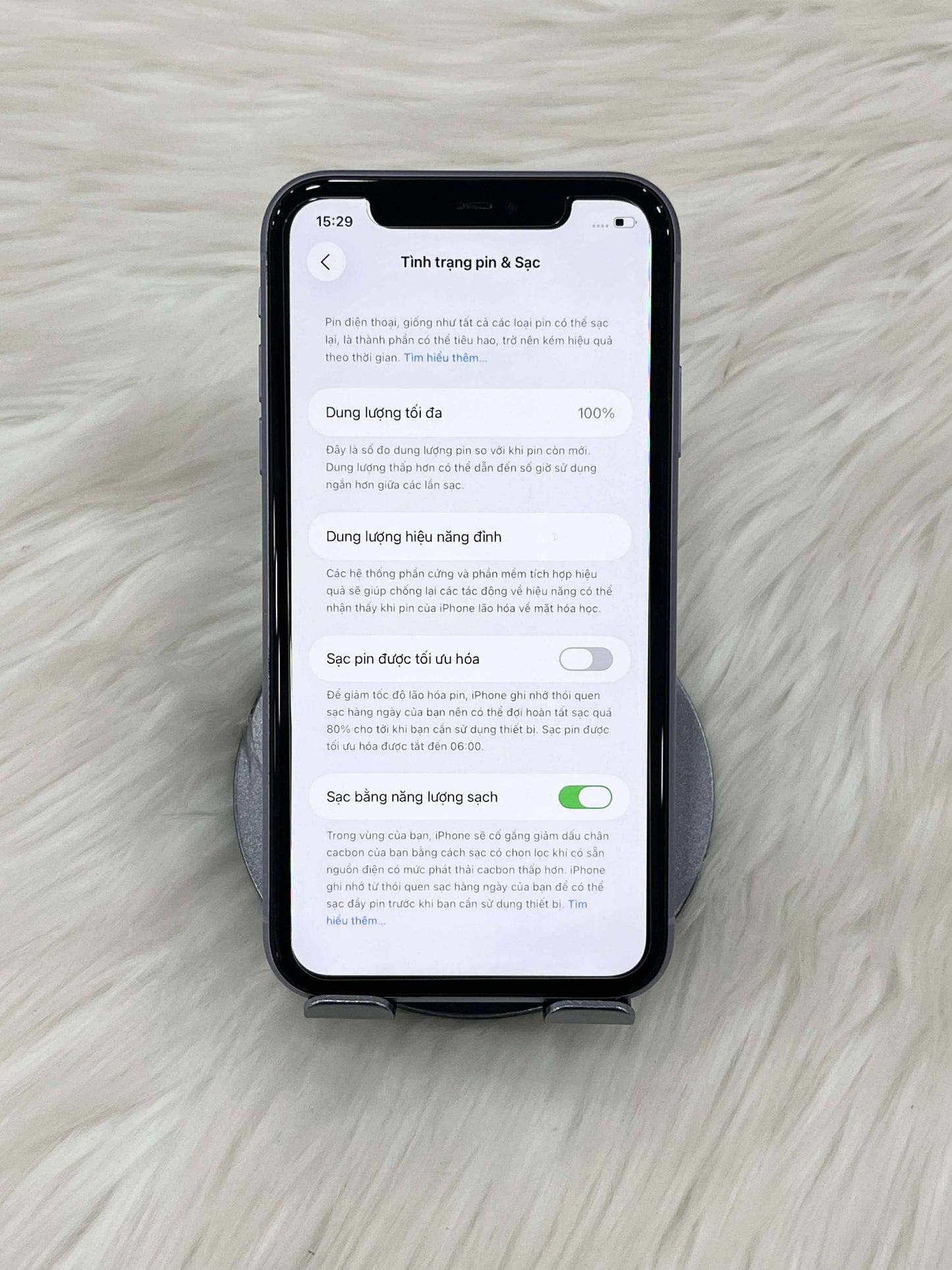 IPhone 11 bản 64gb Màu Tím - Pin thay mới 100% - 41816 Teku
