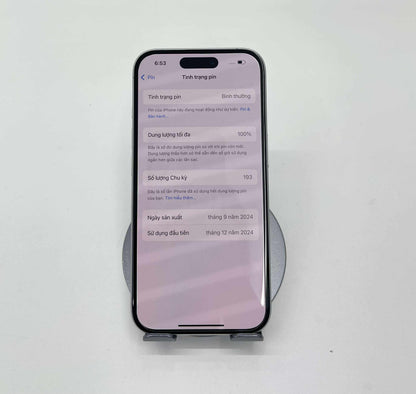 Iphone 16 128 Màu Trắng - Pin 100% - 50935 - TEKU