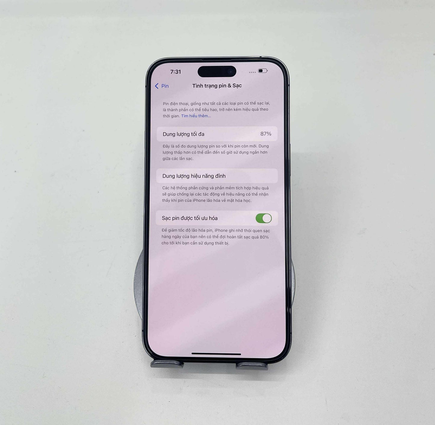 IPhone 14 Promax 256gb Màu Tím - Pin 87% - 94770