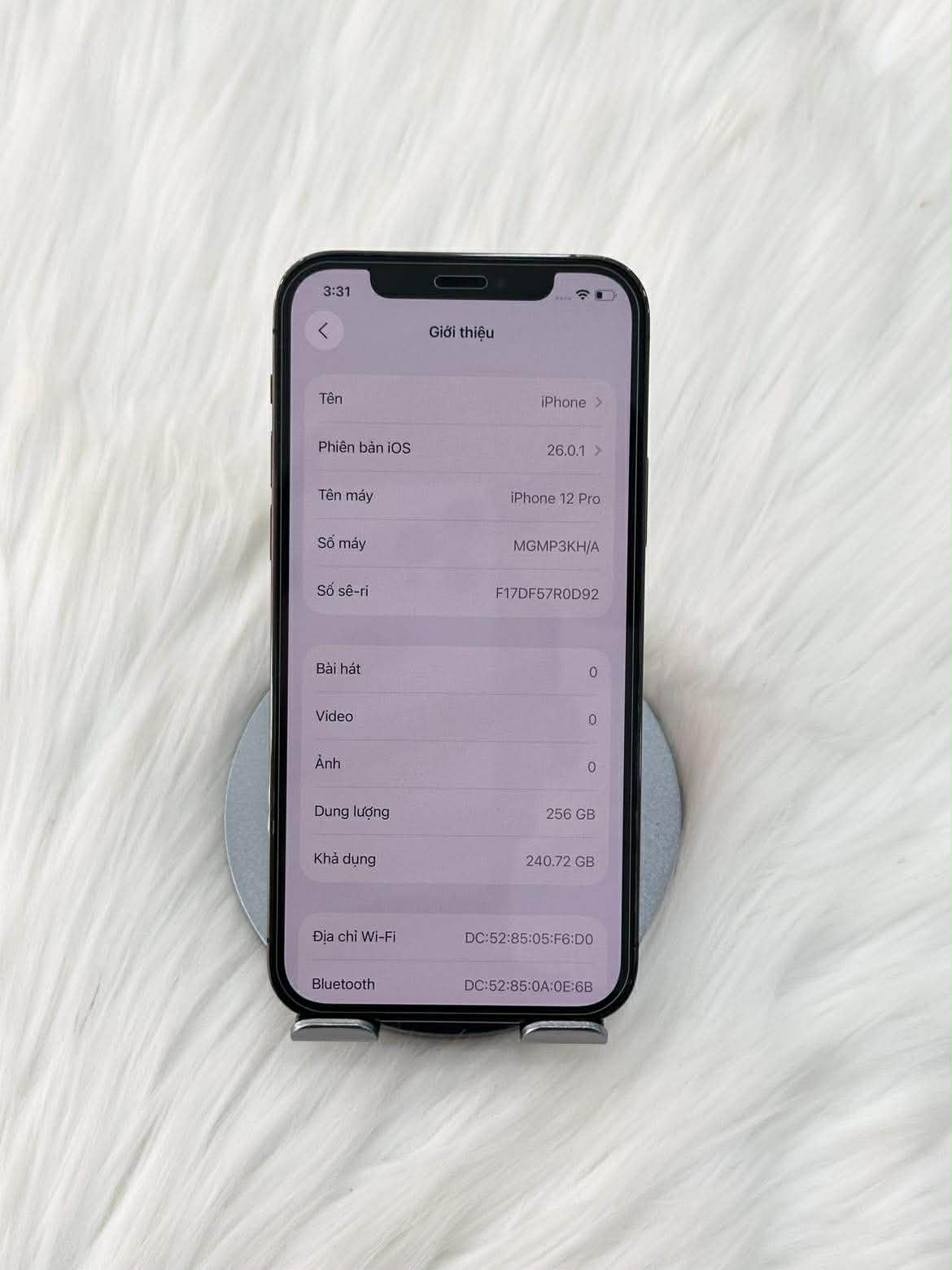 IPhone 12 Pro 256GB Màu đen - Pin thay - A- - 95274 TEKU