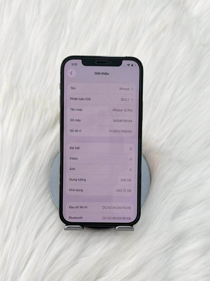 IPhone 12 Pro 256GB Màu đen - Pin thay - A- - 95274 TEKU