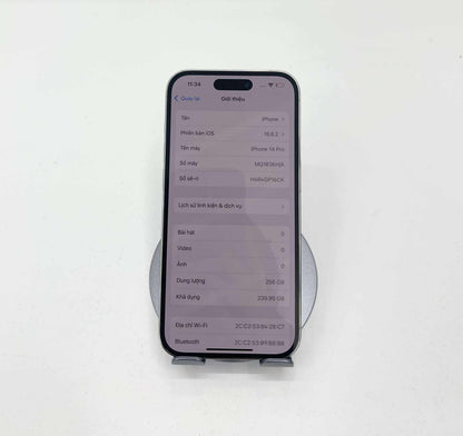 IPhone 14 Pro 256gb Màu trắng - Pin thay mới 100% - 79180 A-
