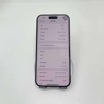 IPhone 15 Plus 128GB Màu hồng REFO - Pin 100% - 42321*