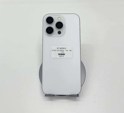 IPhone 16 Pro 128GB Màu trắng - Pin 100% sạc 36 lần - 95513