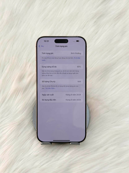 IPhone 16 ProMax 256GB Màu vàng - Pin 90% - 20939 TEKU