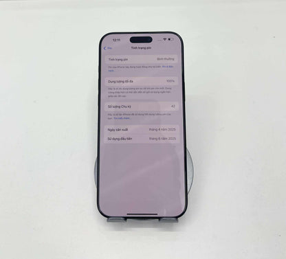 IPhone 16 Promax 256GB màu Đen - Pin 100 sạc 42 lần - 48455