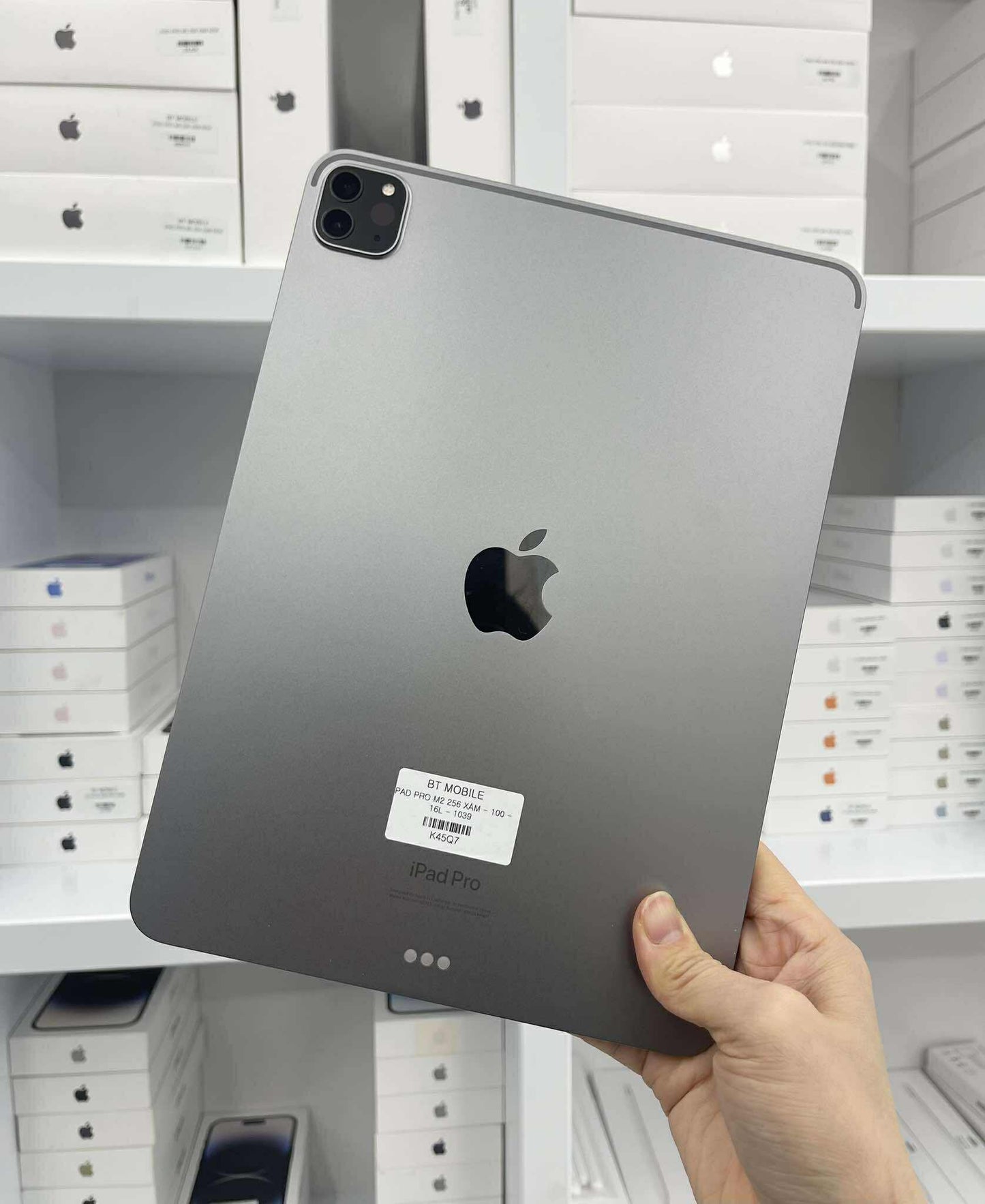 IPAD PRO M2 256 Màu Xám - Pin 100% sạc 16L - K45Q7