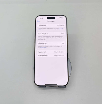 IPhone 16 ProMax 256GB Màu vàng - Pin 100% - 06696