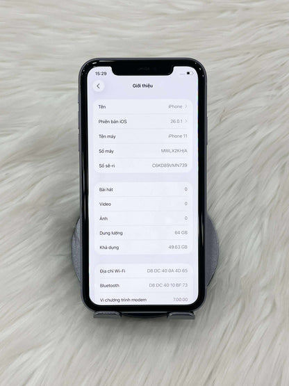 IPhone 11 bản 64gb Màu Tím - Pin thay mới 100% - 41816 Teku