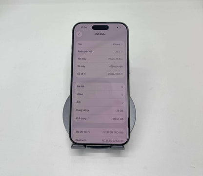 IPhone 15 Pro 128gb Màu trắng - Pin 93% - 10659