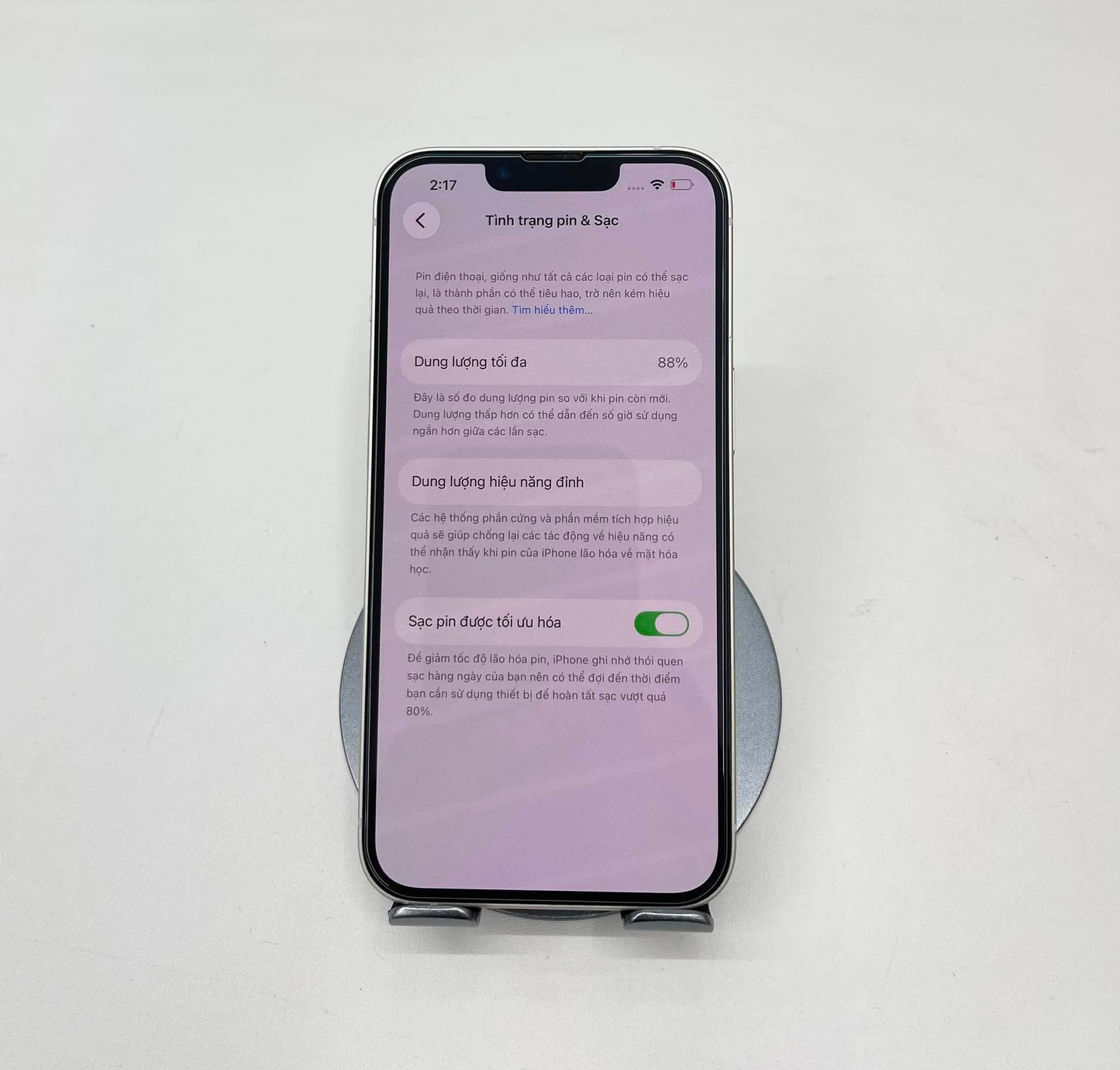 IPhone 13 128gb Màu Trắng - Pin 88% - 98323 A-*