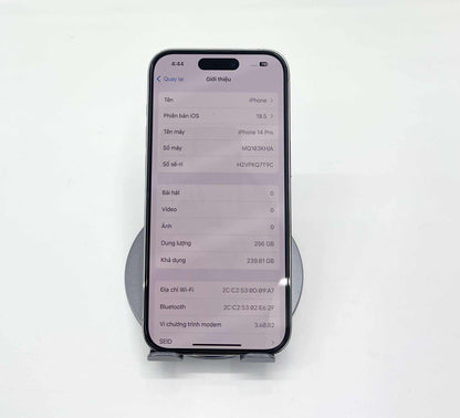 IPhone 14 Pro 256GB Màu trắng - Pin 85% - A- - 10021