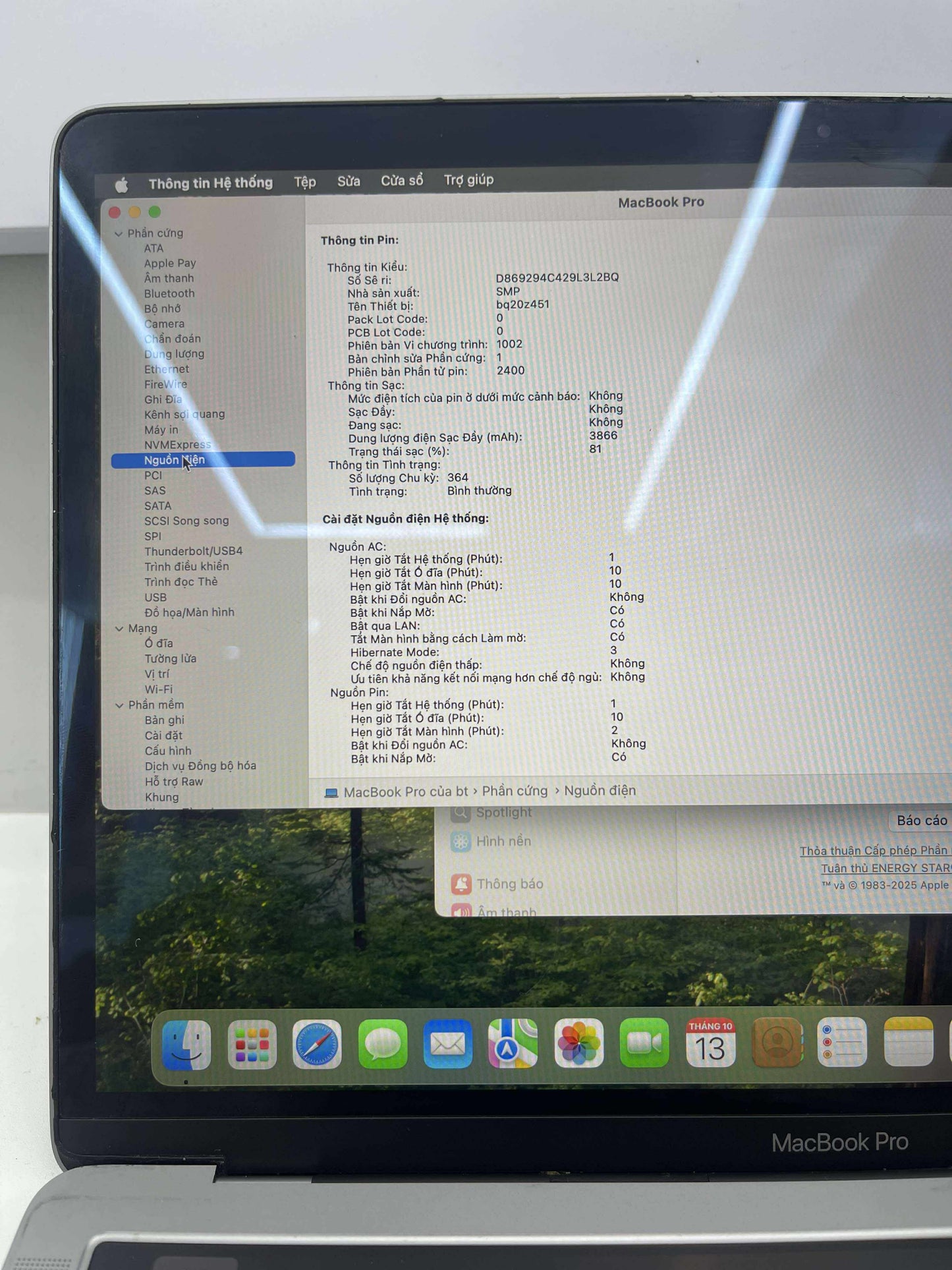 MacBook Pro 2019 bản 8GB/128GB Màu xám - A- - 6L40Y