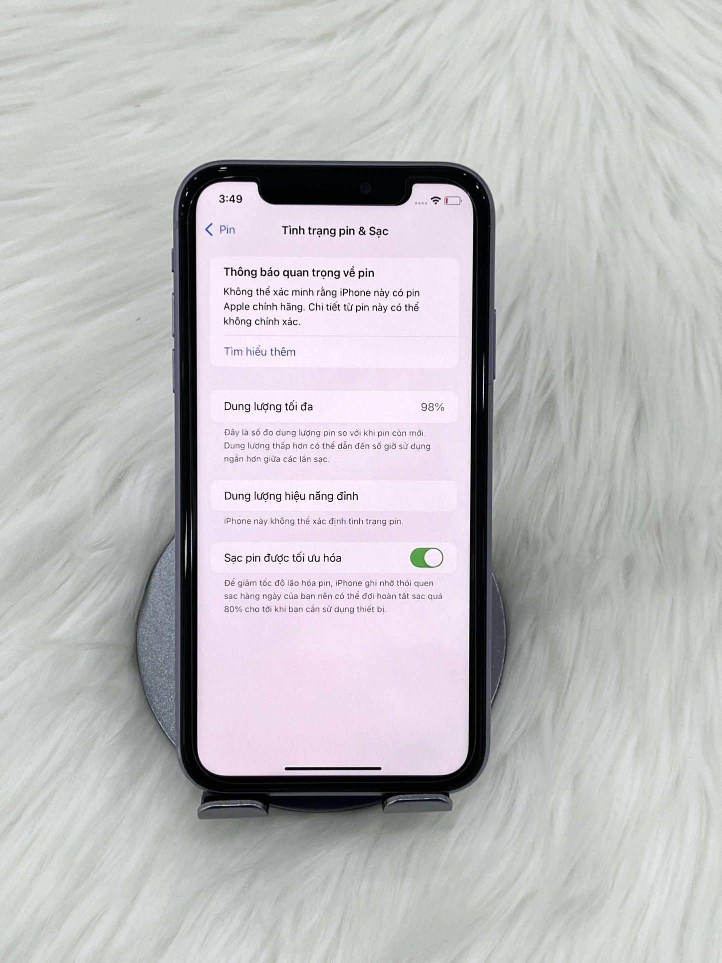 Iphone 11 64gb Màu Tím - 98 - 09627 - A-* BH 3T Teku