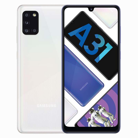 SamSung Galaxy A31 bản 64gb Màu trắng, Máy bị vỡ màn, Máy xước nhiều - 10434